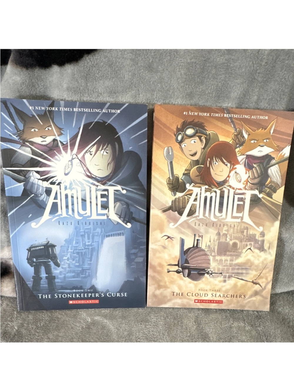 Amulet The Stonekeeper's Curse & Cloud Searchers Books